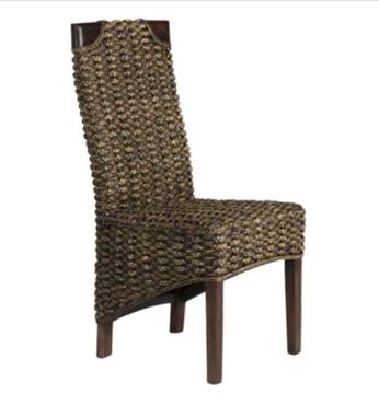 6x Wicker Dining Chairs