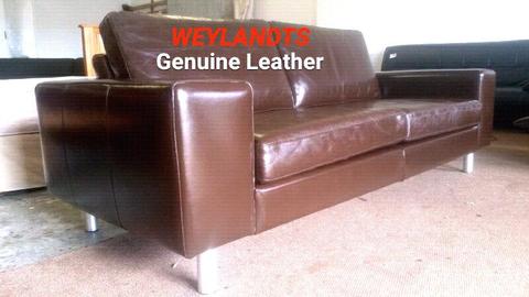 ✔ WEYLANDTS Genuine Leather 2 Division Couch