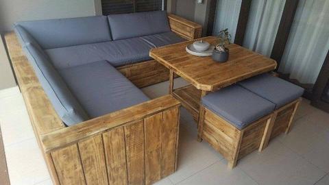 Stunning and exciting pallet furniture from www.ccreations.co.za