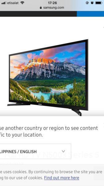Samsung 32” Full HD TV (N5003) brand new sealed in the box for R2,799
