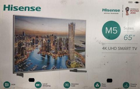 Tv’s Dealer: HISENSE 65” METAL FRAME HDR SMART 4K ULTRA HD LED NEW WITH WARRANTY