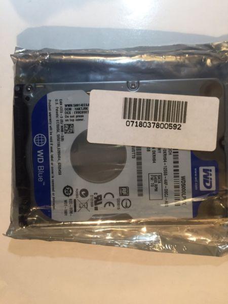 WD BLUE 500GB HDD Sealed