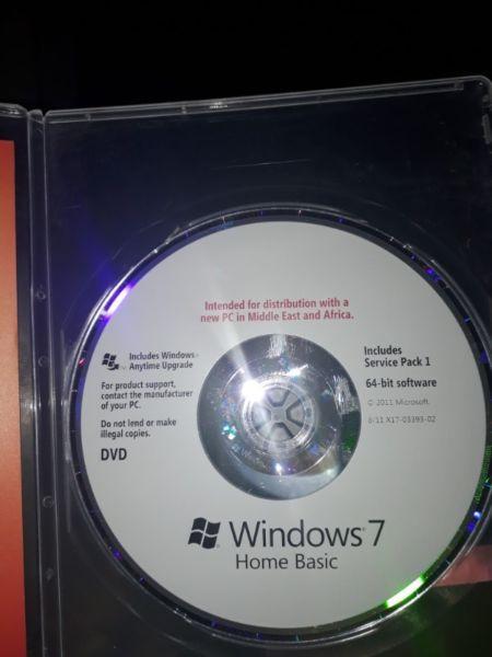 Windows 7 Home Basic 64 Bit
