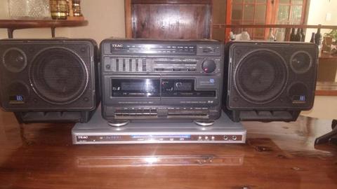 Teac Radio / Cassette Player with DVD Player