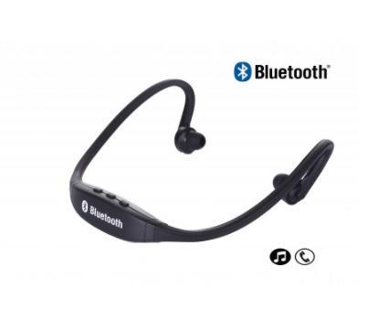 Rechargeable Sport Music Bluetooth V3.0 Headset w/ Mic - Black