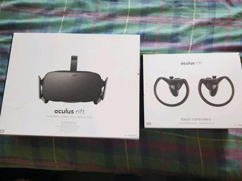 Oculus Rift with touch controllers