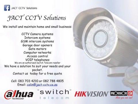 CCTV, Access control, Intercoms, Gate and Garage door motors