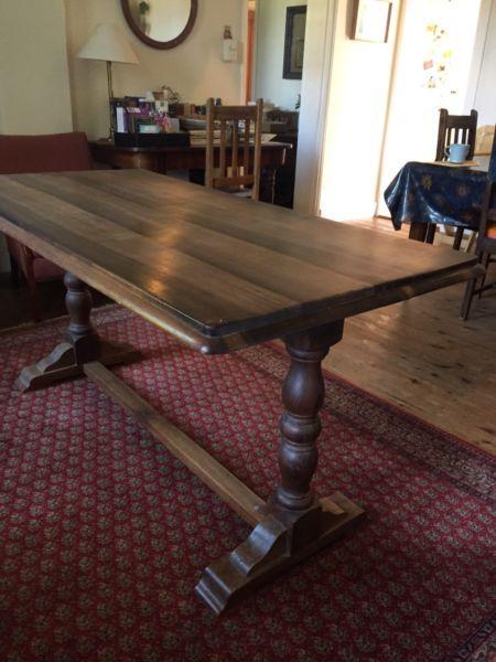 Solid teak wood Refectory Table **price reduced