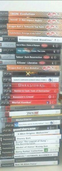 PS2 / PS3 / PSP GAMES FOR SALE