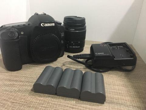 Canon 30d + canon 18-55 kit lens