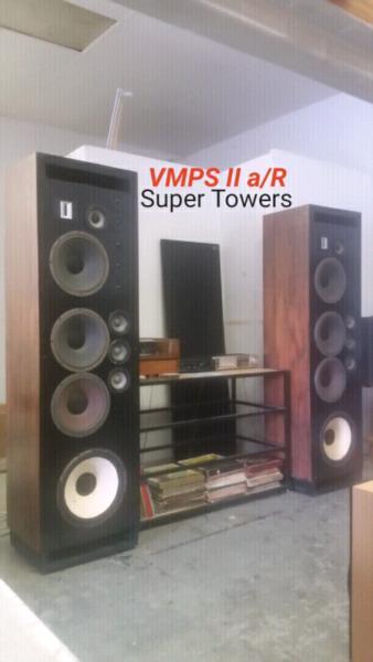 ✔ VMPS Super Tower Loudspeakers ll a/R, Special Edition (circa 1985)