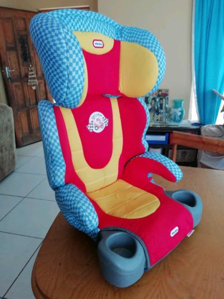 Little Tikes booster seat with cupholders and adjustable headrest 15-36kg