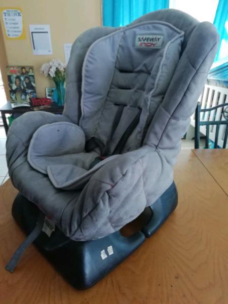 Reclining Safeway carseat 0-18kg