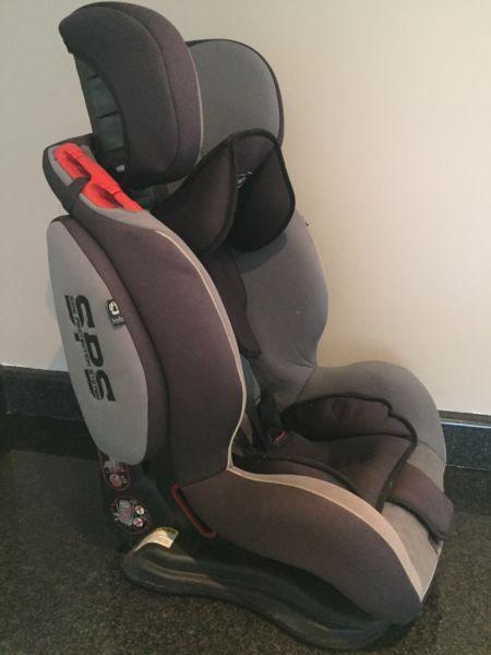 Bambino Elite Car Seat 9-36kg (Grey and Black) for Sale