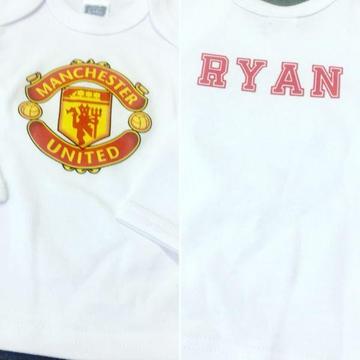 Personalized Soccer Tees for babies and kids