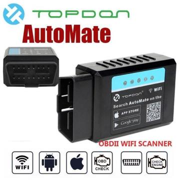 UNIVERSAL TOPDON WIFI AUTOMATE IPHONE/ANDROID OBD2 SCANNER CODE READER DIAGNOSTIC TOOLS FOR SALE!