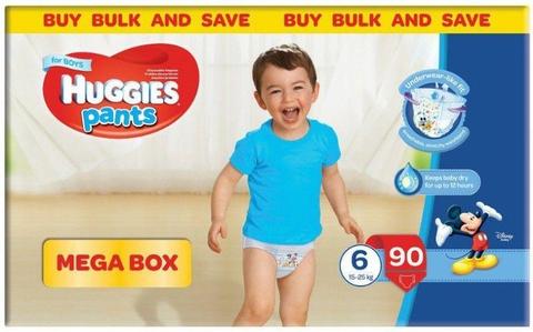 Huggies Pants Mega Box of 90 pants Size 6