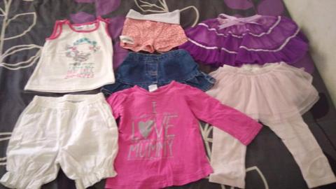 6-12 months girl clothing