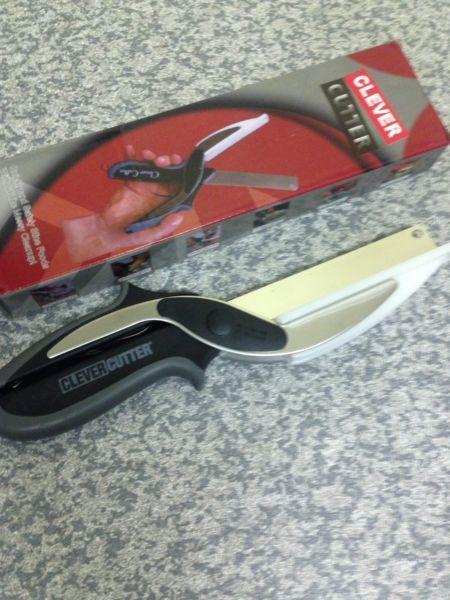 Clever Cutter 2-In-1 Knife & Cutting Board Scissors