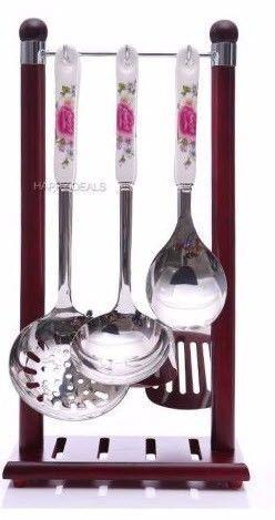 Gift Gifts Perfect For Your Kitchen! 7 Piece Kitchenware Dinner Set - Stainless Steel