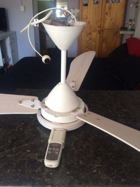 Ceiling fan still in immaculate condition