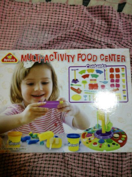 Multi activity food center for kids