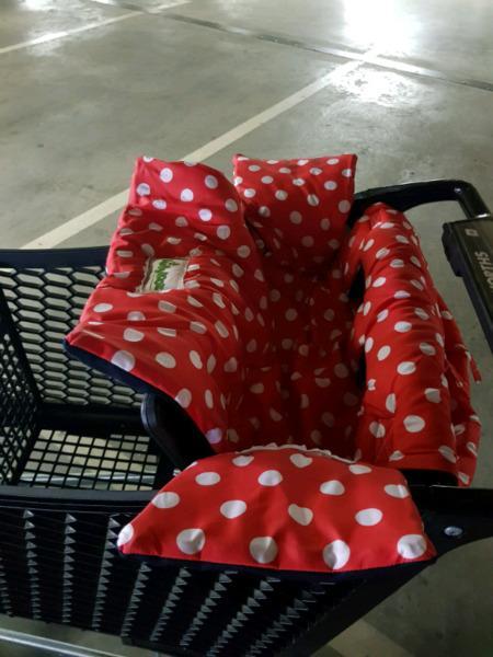Baby shopping trolley cushion