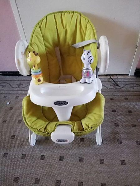 GRACO 2-IN-1 SWING & BOUNCER BABY CHAIR- R800