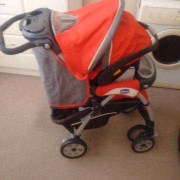 Chicco pram and travel system