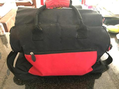 Babymoov Free Hand Nappy bag black/red