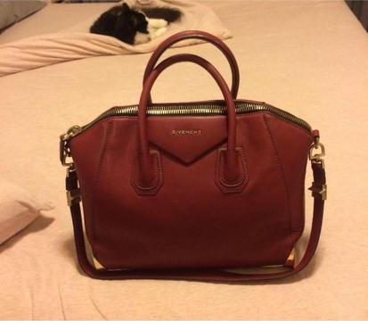 Genuine leather large bag