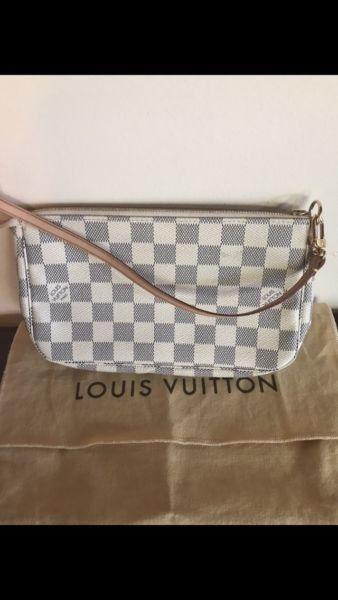 LOUIS VUITTON Damier Azur Pochette