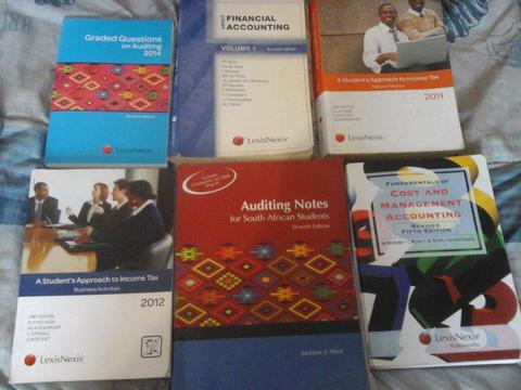 Att :STUDENTS - ACCOUNTING BOOKS FOR SALE - UNISA
