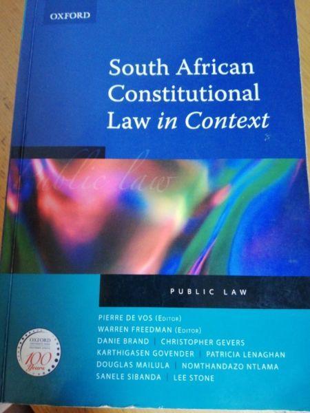 South African Constitutional Law in Context