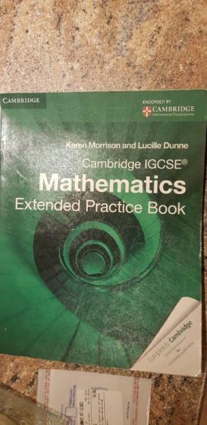 Cambridge IGCSE Mathematics Extended practice book