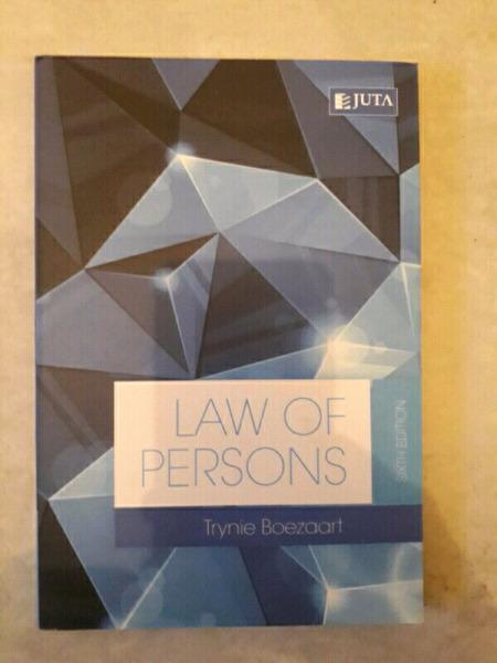 Law of Persons 6e