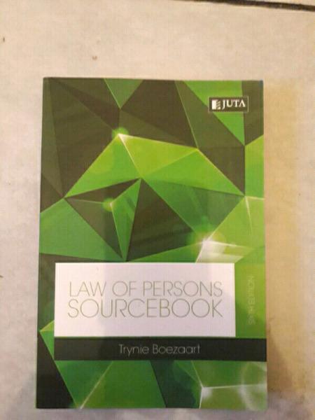 Law of Persons Sourcebook 6e
