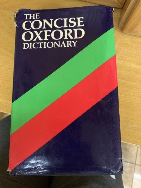 The Concise Oxford dictionary