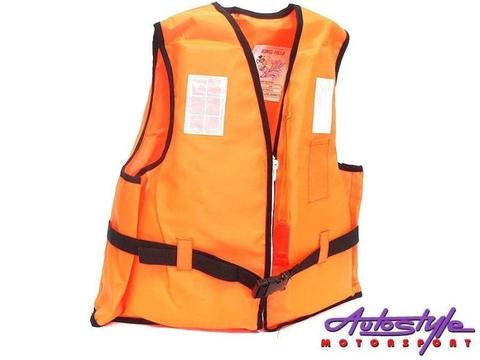 Swimming Lifejacket Orange kids safety life jacket , Adults