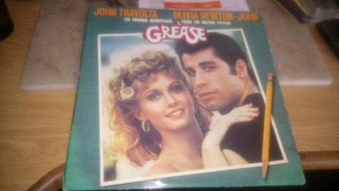 Grease the movie soundtrack vinyl lp