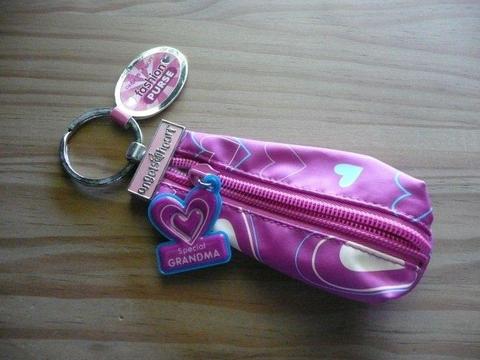 ANGELS HEART : "SPECIAL GRANDMOTHER PURSE AND KEY RING SET