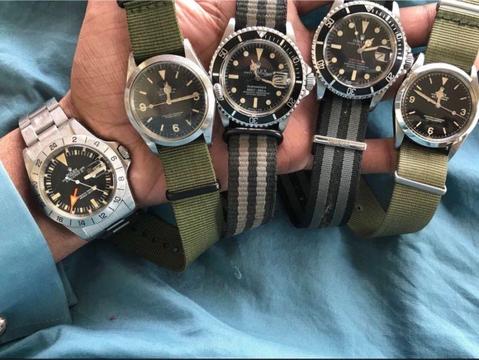 wanted Rolex watches