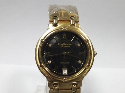 Krug Baumen R1648 Gold Watch