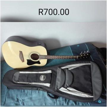 Ibanez Guitar with carry bag