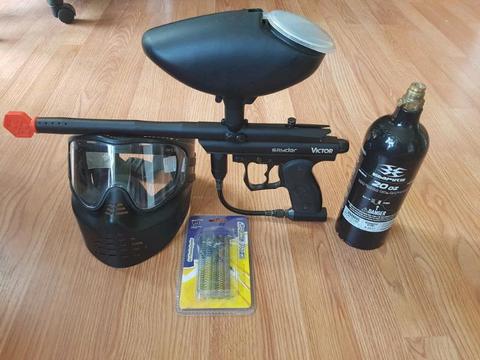 Paintball gun starter kit-Spyder Victor