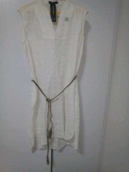 David jones classic linen dress