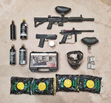 Paintball Guns and gear