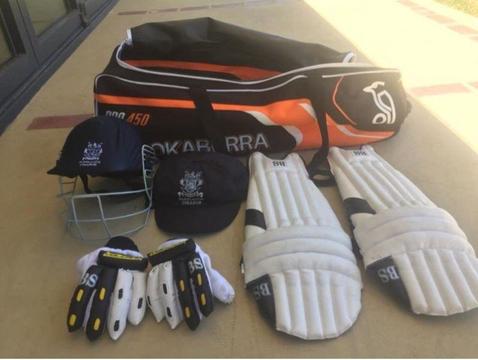 Junior cricket gear