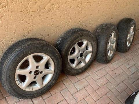 Car Tyres - set of 4 Dunlop Tyres
