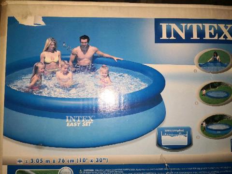 Intex swimming pool